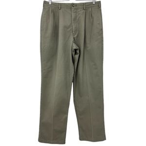 Tommy Hilfiger khaki pants 34 x 30 mens vintage 1990s pleated trousers